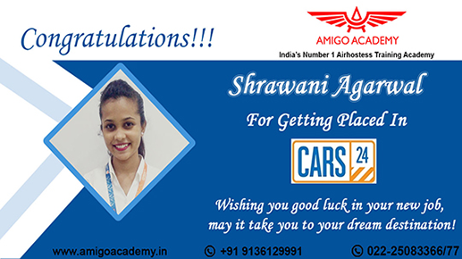 Shrawani Agrawal- Students placed by Amigo Academy - Shrawani